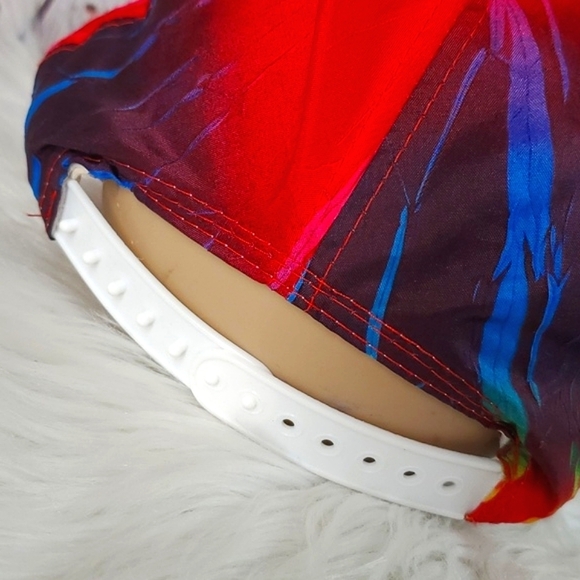 Vintage 80s Hawaii Volcano Lava Tropical Adjustable Snapback Hat Cap Unisex - Picture 8 of 15